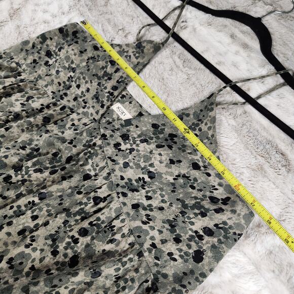 Sozy Isabelle Chic and Flowy Maxi Dress with Straps and Side Slits Size L - Picture 7 of 7